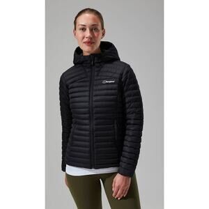 Berghaus Womens Nula Micro Puffer Jacket Black Size XS Zip Up New Winter Coat